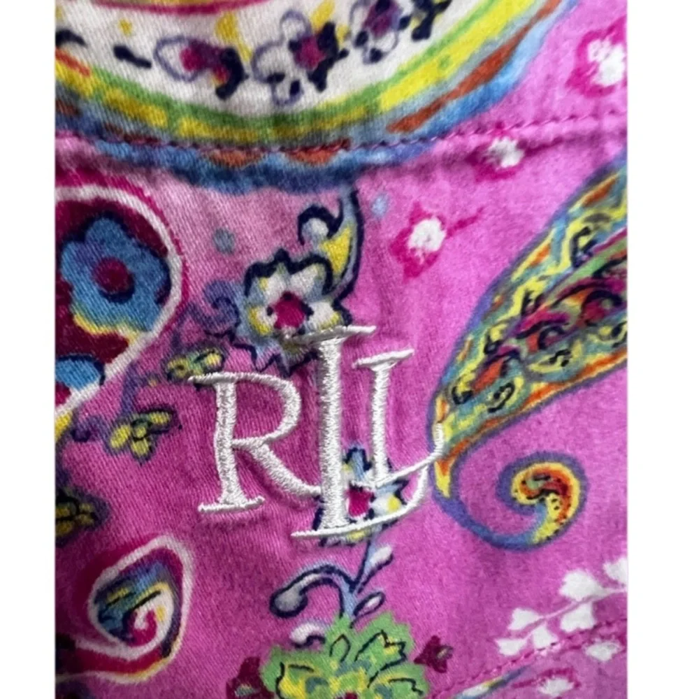 Ralph Lauren paisley signature slim
